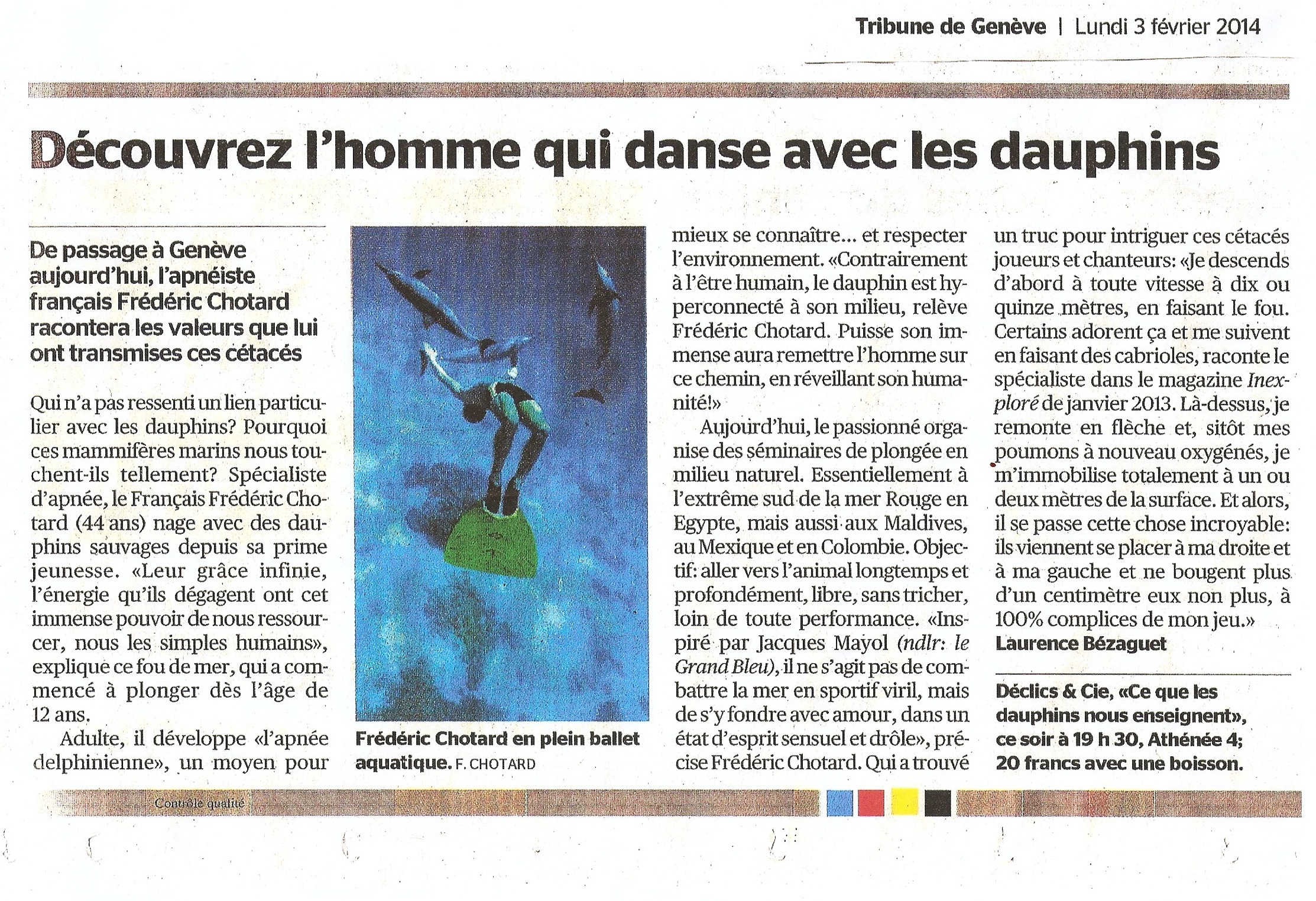 Découvrez l'homme qui danse avec les dauphins